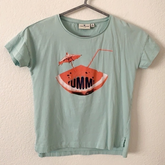Tom Tailor Girls Yummy Watermelon Tee Shirt - Picture 1 of 8
